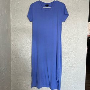 J. Crew blue t-shirt dress